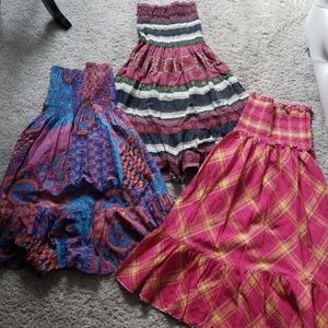 Victoria's Secret Strapless Smock Dresses